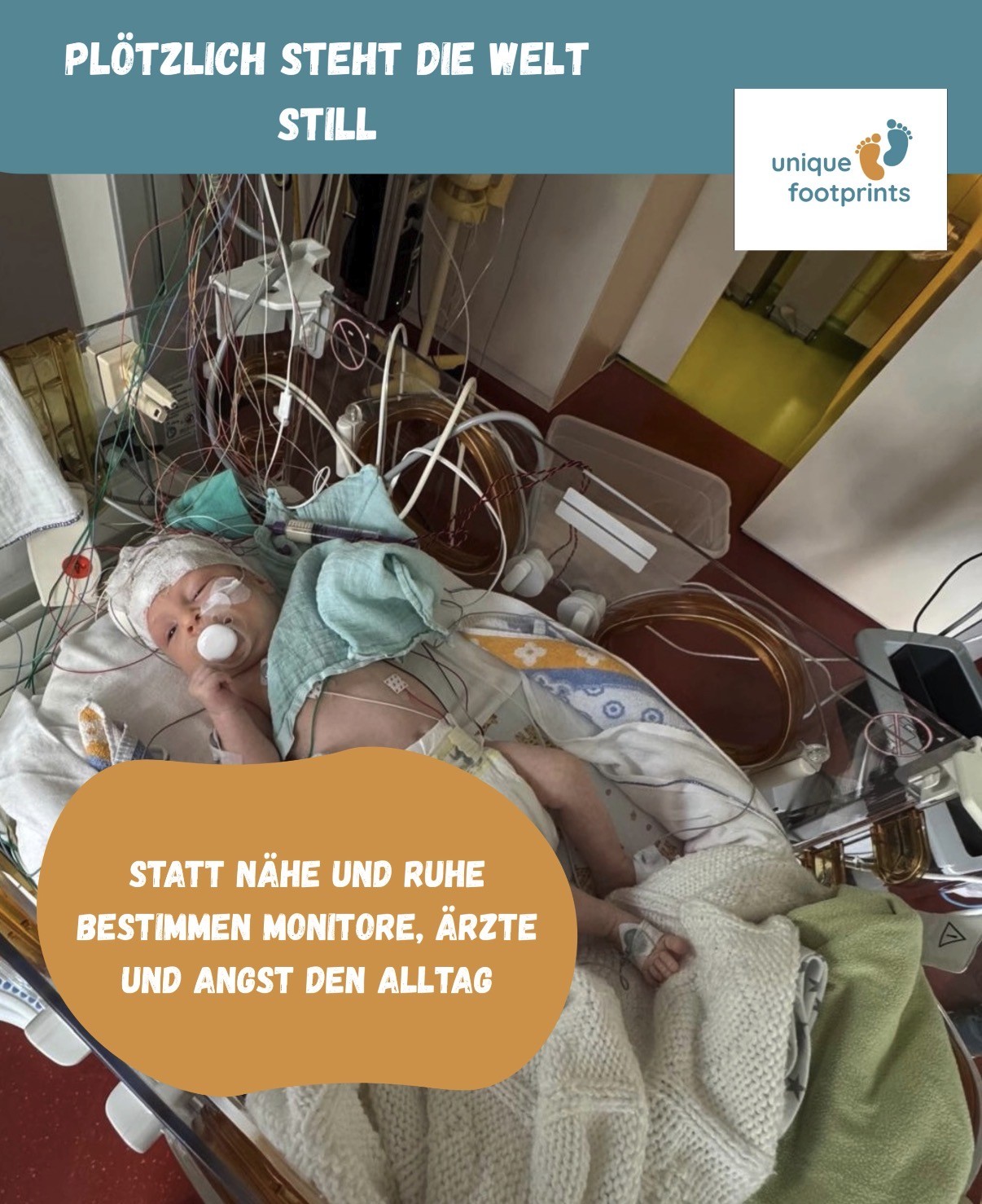 Frühgeborenes Kind auf der Intensivstation – plötzlich steht die Welt still